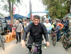 Anniversary Community Lampar, Wawalkota Tasik Naiki Sepeda Berbaur Bersama Ribuan Goweser
