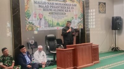 Diky Chandra Di Milad Ponpes Miftahul Huda Jarnauziyyah, Dari Rasa Bersyukur Dapat Membuat Kita Bahagia