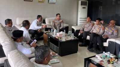 H. Zukri Bupati Pelalawan Sambut Kapolres AKBP Ahmad Nur Ari Baru, Momentum Pererat Komunikasi dan Bangun Sinergi Bersama Pemerintah