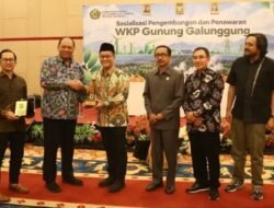 Bupati Tasikmalaya Hadiri Sosialisasi Pengembangan dan Penawaran WKP Gunung Galunggung