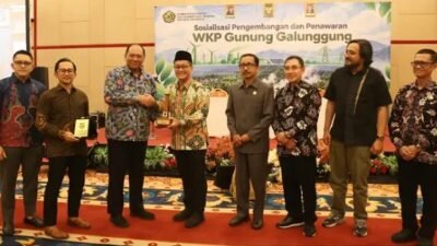 Bupati Tasikmalaya Hadiri Sosialisasi Pengembangan dan Penawaran WKP Gunung Galunggung