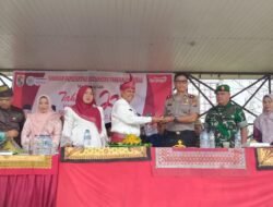 Plt Camat Pangkalan Kuras Pimpin Upacara Peringatan Hari Jadi Kabupaten Pelalawan ke-27, Bacakan Amanat Bupati Pelalawan