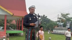 Camat Teluk Meranti Pimpin Upacara Peringatan Hari Jadi Kabupaten Pelalawan Ke-27