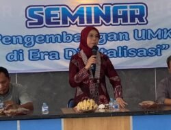 Dialog Bersama PWI dan DPC PA GMNI Majalengka, Anggota DPRD Jabar Ineu Purwadewi  Dorong Pengembangan UMKM Digital