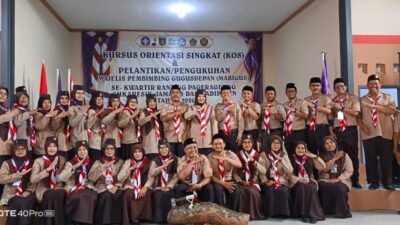 Kwarcab Kab Tasikmalaya Gelar KOS dan Pelantikan/Pengukuhan Mabigus Se-Kwartir Ranting Pagerageung, Sukaresik, Jamanis dan Kadipaten
