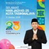 Perumda Air Minum Tirta Sukapura Ucapkan Selamat Hari Jadi ke-25 Kota Tasikmalaya
