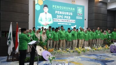 Pengukuhan Pengurus DPC PKB Kota Tasikmalaya, H.Wahid Jaga Soliditas, Siap Raih Kemenangan di Pemilu 2029