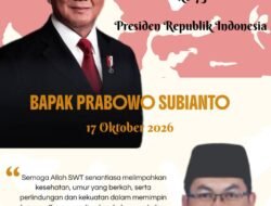Andi Lala Ketua Yayasan Prasetya Garuda Tasikmalaya Mengucapkan Selamat Ulang Tahun Ke-75 Kepada Presiden RI