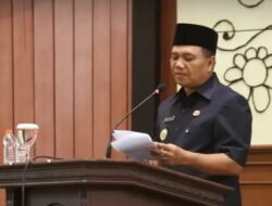 Wabup Tasik Asep Sopari Hadiri Rapat Paripurna DPRD Penyampaian Penjelasan Ranperda Tahun 2026