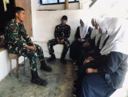 Peduli Dunia Pendidikan, Satgas TMMD ke-130 Kodim 0605 Subang Berikan Edukasi Bahaya Bullying Kepada Pelajar MTs Nurul Hikmah Cupunagara