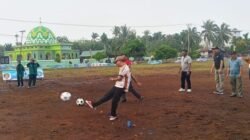 Buka Turnamen Sepak Bola Teluk Cup IX 2026, Plt Camat Kuala Kampar Seluruh Peserta dan Suporter Junjung Tinggi Sportivitas