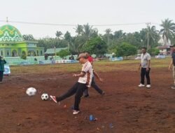 Buka Turnamen Sepak Bola Teluk Cup IX 2026, Plt Camat Kuala Kampar Seluruh Peserta dan Suporter Junjung Tinggi Sportivitas