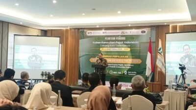 Pelantikan Pengurus IKPI Kota Tasik, Maman R Setiadi: Berharap Menjadi Mitra Edukasi yang Dekat Dengan Warga