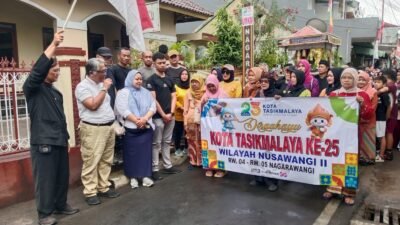 Tanpa Bantuan Pemkot, Uus Supangat Apresiasi Warga Nusawangi II Sukses Gelar Jalan Santai Meriahkan Hari Jadi Ke-25 Kota Tasik