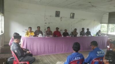 Hadiri Pencabutan Nomor Urut Calon Kades Sungai Emas, Hadirmanto Berharap Pelaksanaan Pilkades Dapat Berjalan Aman dan Kondusif