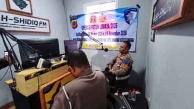 Sosialisasi Operasi Patuh Lodaya 2026, Satlantas Polres Purwakarta Edukasi Masyarakat Lewat Radio