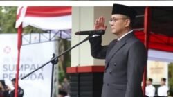 Bupati Cecep Pimpin Upacara Peringatan Hari Sumpah Pemuda Ke-98 Tingkat Kabupaten Tasikmalaya, Sampaikan Amanat Menpora RI