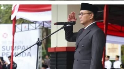 Bupati Cecep Pimpin Upacara Peringatan Hari Sumpah Pemuda Ke-98 Tingkat Kabupaten Tasikmalaya, Sampaikan Amanat Menpora RI